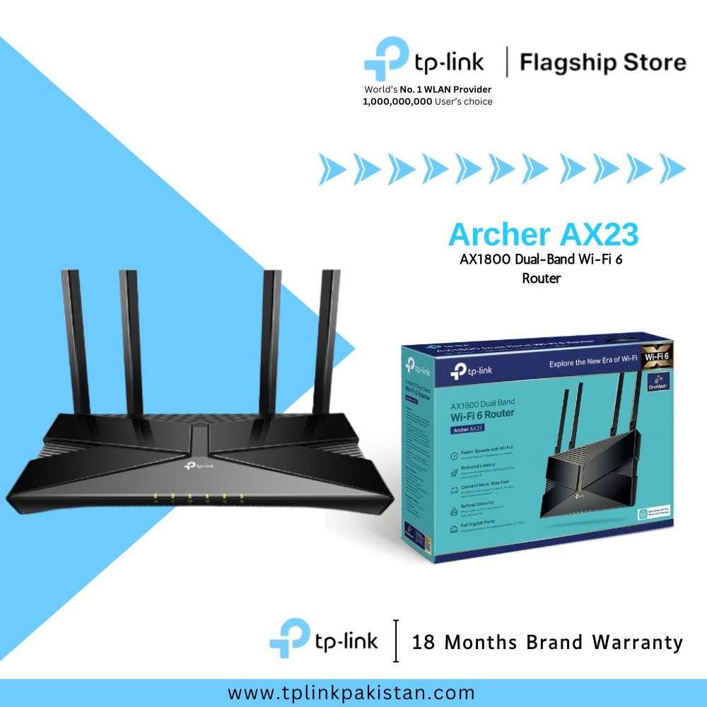 Archer AX23 AX1800 Dual-Band Wi-Fi 6 Router