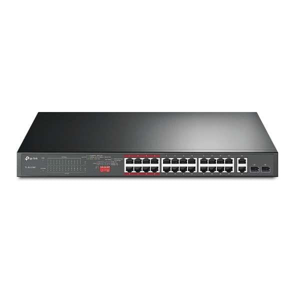 TP-Link Network PoE Gigabit TL-SL1226P 24-Port + 2-Port