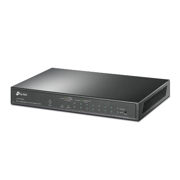 TP-Link Network Gigabit Desktop Switch TL-SG1210MPE 10-Port Gigabit Easy Smart Switch with 8-Port PoE+
