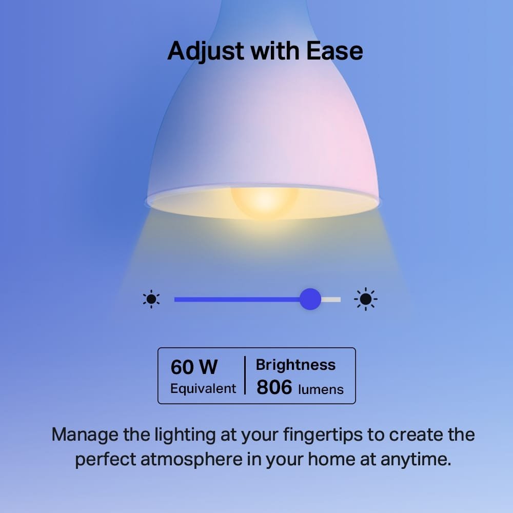 L530E Smart Wi-Fi Light Bulb, Multicolor
