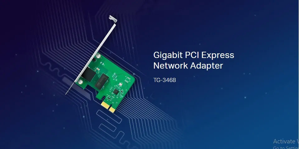 TP-Link TG 3468 Gigabit PCI Express Network Adapter - Ver 4.0