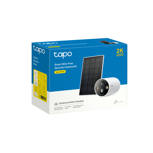 TP-Link Wi-Fi Camera Tapo C425 KIT Solar-Powered Security Camera Kit