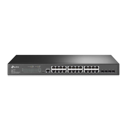 TP-Link Network Gigabit Desktop Switch TL-SG3428 JetStream 24-Port Gigabit L2 Managed Switch with 4 SFP Slots