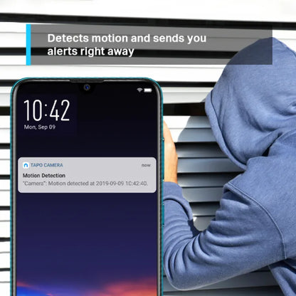 TP-Link Tapo C200 Pan-Tilt Wi-Fi Security Camera – 1080p Night Vision, Two-Way Audio