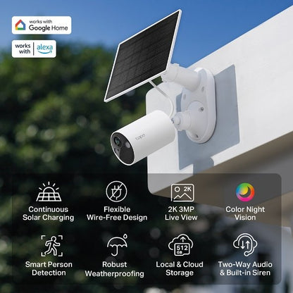 TP-Link Wi-Fi Camera Tapo C410 KIT (1-Pack) Solar-Powered Security Camera Kit