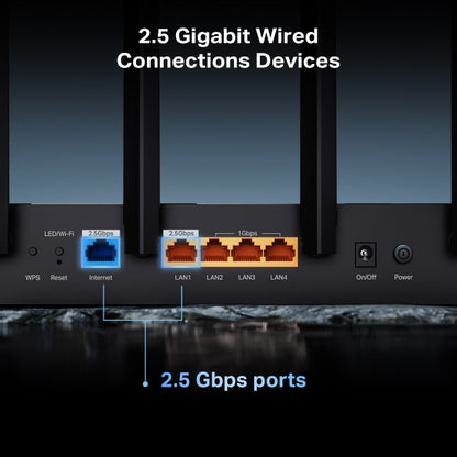 Archer BE400 BE6500 Dual-Band Wi-Fi 7 Router