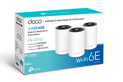 Deco XE75 AXE5400 Tri-Band Mesh Wi-Fi 6E System(3 Pack)