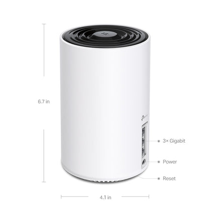 Deco XE75 AXE5400 Tri-Band Mesh Wi-Fi 6E System (ISP) - 2 Pack