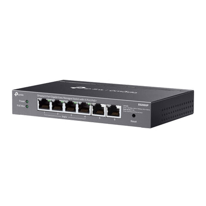 ES206GP Omada 6-Port Gigabit Easy Managed Switch with 4-Port PoE+