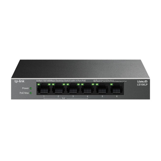 TP-Link Network Gigabit Desktop Switch LS106LP 6-Port 10/100Mbps Desktop Switch
