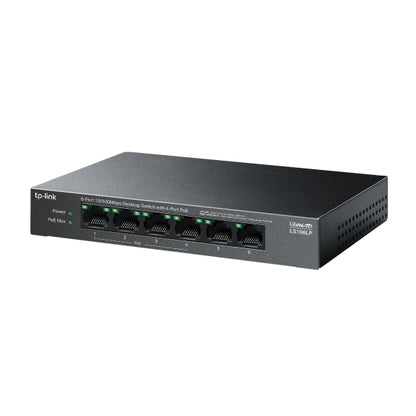 TP-Link Network Gigabit Desktop Switch LS106LP 6-Port 10/100Mbps Desktop Switch