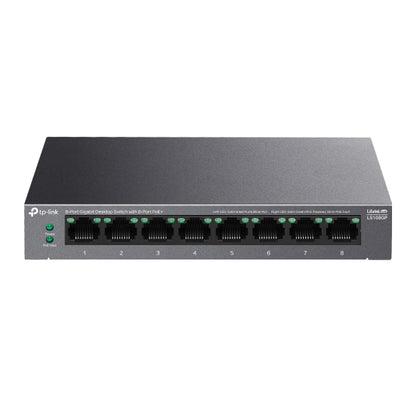 LS108GP 8-Port Gigabit Desktop Switch with 8-Port PoE+