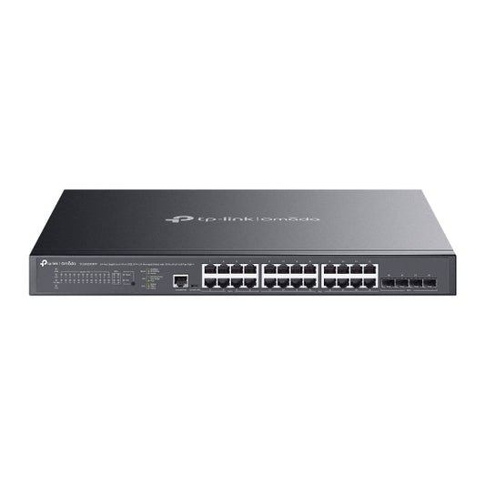 SG3428XMPP Omada 24-Port Gigabit and 4-Port 10GE SFP+ L2+ Managed Switch with 16-Port PoE+ & 8-Port PoE++