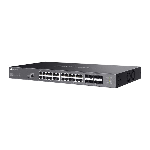 SX3832 Omada 24-Port 10GBASE-T L2+ Managed Switch with 8 10GE SFP+ Slots