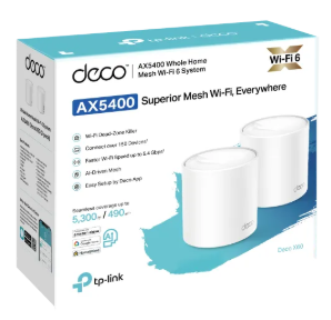 TP-Link Deco X60 AX3000 Whole Home Mesh Wi-Fi 6 System - 2 Pack