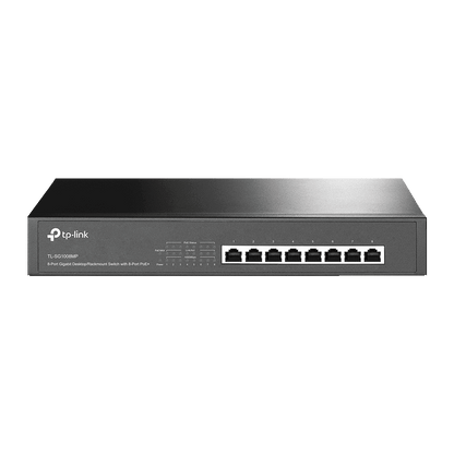 TL-SG1008MP 8-Port Gigabit Desktop/Rackmount Switch with 8-Port PoE+