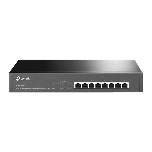 TL-SG1008MP 8-Port Gigabit Desktop/Rackmount Switch with 8-Port PoE+