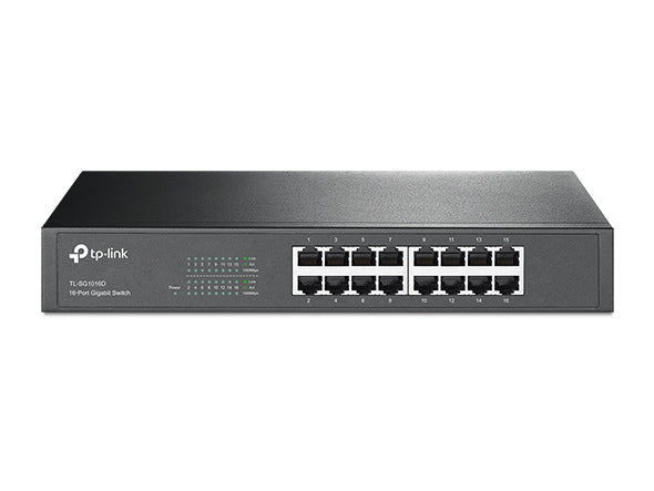 TP-Link TL-SG1016D - 16-Port Gigabit Desktop/Rackmount Switch