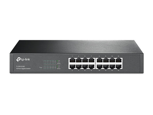 TP-Link TL-SG1016D - 16-Port Gigabit Desktop/Rackmount Switch
