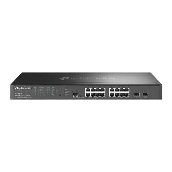 SG3218XP-M2 Omada 16-Port 2.5G and 2-Port 10GE SFP+ L2+ Managed Switch with 8-Port PoE+