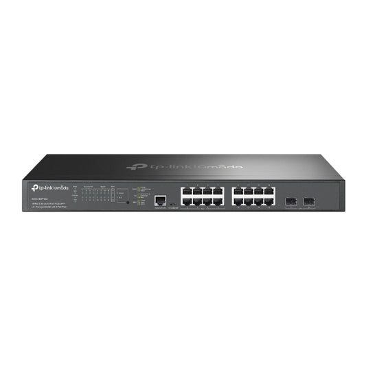 SG3218XP-M2 Omada 16-Port 2.5G and 2-Port 10GE SFP+ L2+ Managed Switch with 8-Port PoE+