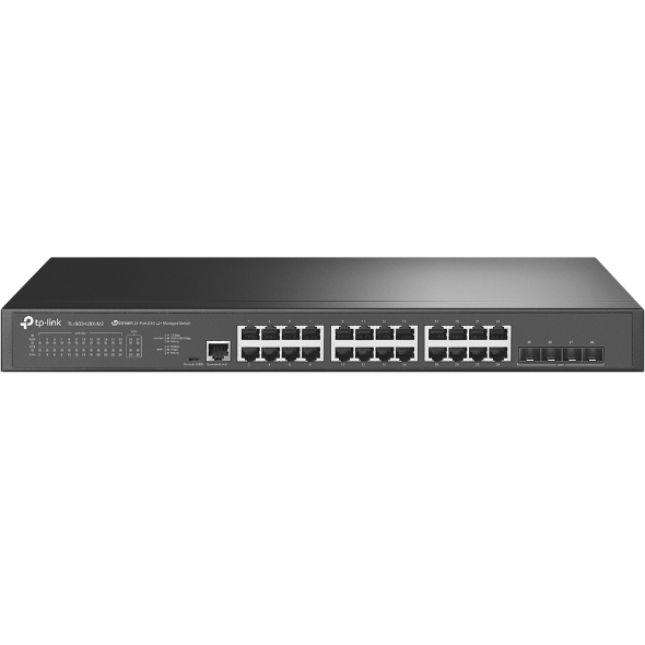 SG3428X-M2 JetStream 24-Port 2.5GBASE-T L2+ Managed Switch with 4 10GE SFP+ Slots