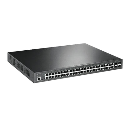 TP-Link Network Gigabit Desktop Switch TL-SG3452P JetStream 52-Port Gigabit L2+ Managed Switch with 48-Port PoE+