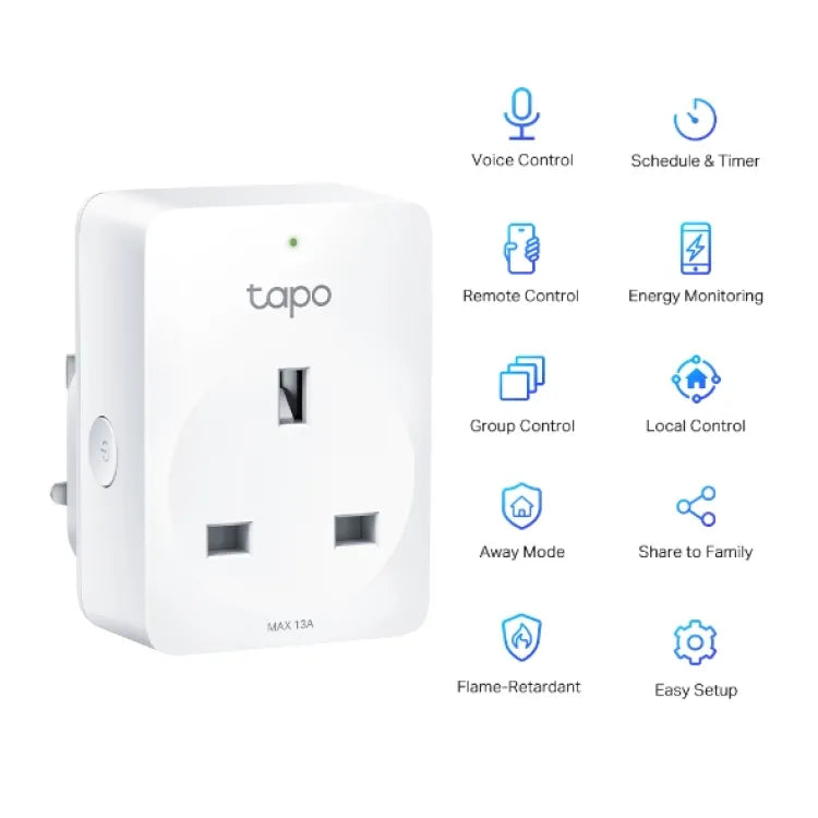 TP-Link Tapo P110 Mini Smart Wi-Fi Socket,Smart Plug