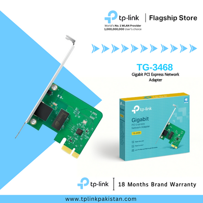 TP-Link TG 3468 Gigabit PCI Express Network Adapter - Ver 4.0