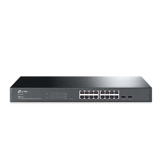 TP-Link Network Gigabit Desktop Switch TL-SG2218 JetStream 16-Port Gigabit Smart Switch with 2 SFP Slots