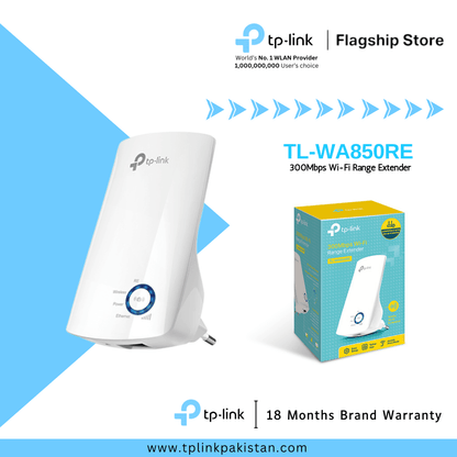 Tp-Link TL-WA 850RE 300Mbps Wi-Fi Range Extender