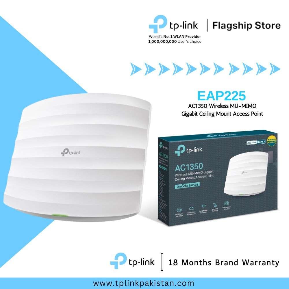 AC1350 Wireless MU-MIMO Gigabit Ceiling Mount Access Point.