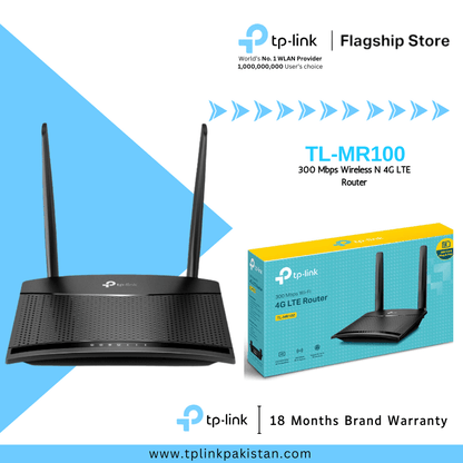 TP-Link TL-MR100 300 Mbps Wireless N 4G LTE Router