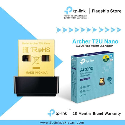 Archer T2U Nano AC600 Nano Wireless USB WiFi Adapter