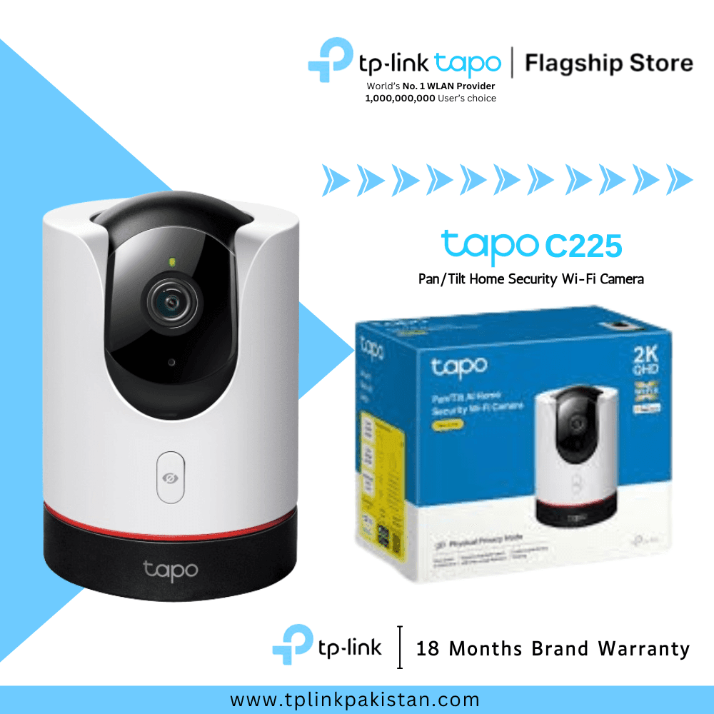 TP-Link Tapo C225 Pan/Tilt AI Home Security Wi-Fi Camera