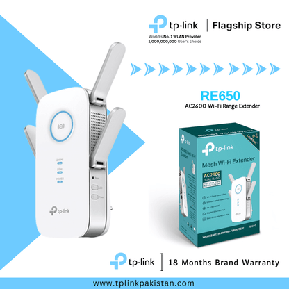 TP Link RE650 AC2600 Wi-Fi Range Extender