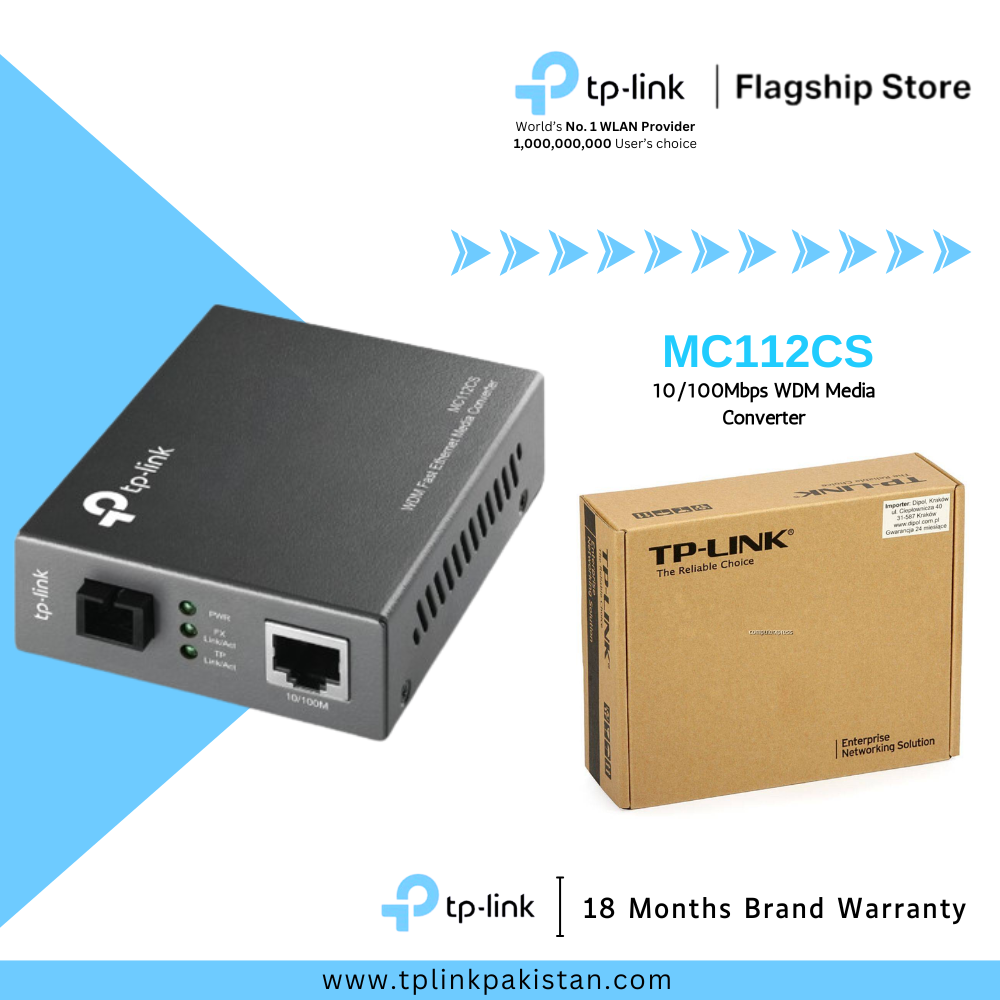 TP-Link Network Gigabit Desktop Switch MC112CS Media Converter