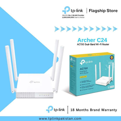 Archer C24 AC750 Dual-Band Wi-Fi