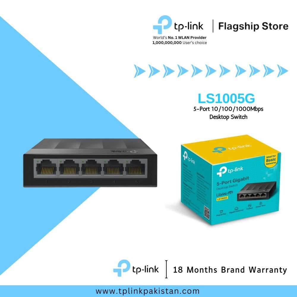 TP-Link LS1005G 5-Port Gigabit Unmanaged Switch