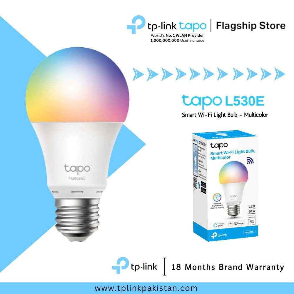 L530E Smart Wi-Fi Light Bulb, Multicolor