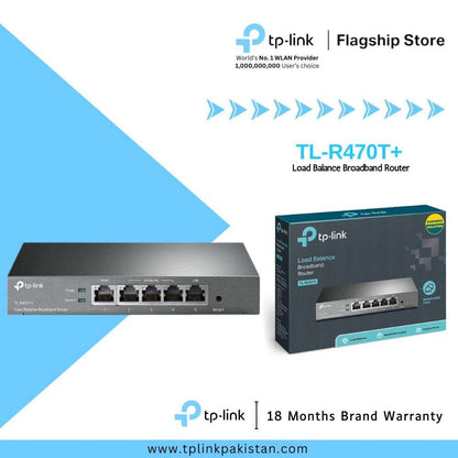 TP-Link TL-R 470T+ Desktop Load Balance Broadband Router