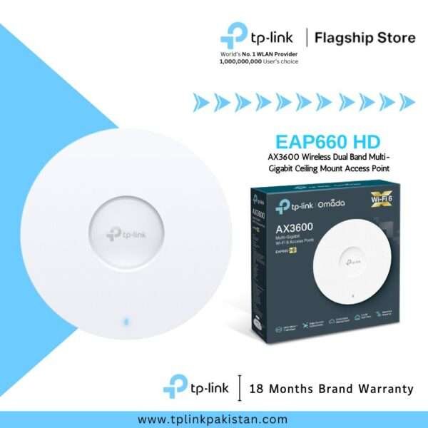 EAP620 HD V3 AX1800 Ceiling Mount WiFi 6 Access Point