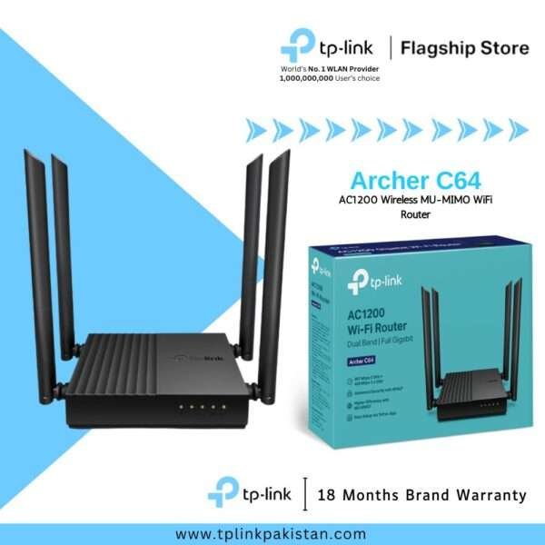 Archer C64 AC1200 Wireless MU-MIMO WiFi Router