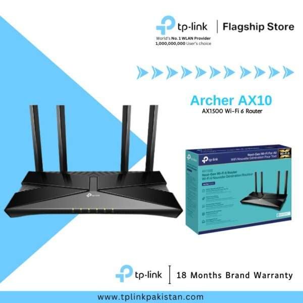 Archer AX10 AX1500 Wi-Fi 6 Router