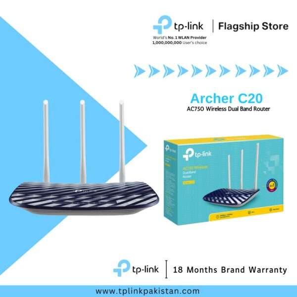 Tp-Link Archer C20 AC750 Wireless Dual Band Router - Ver 5.0