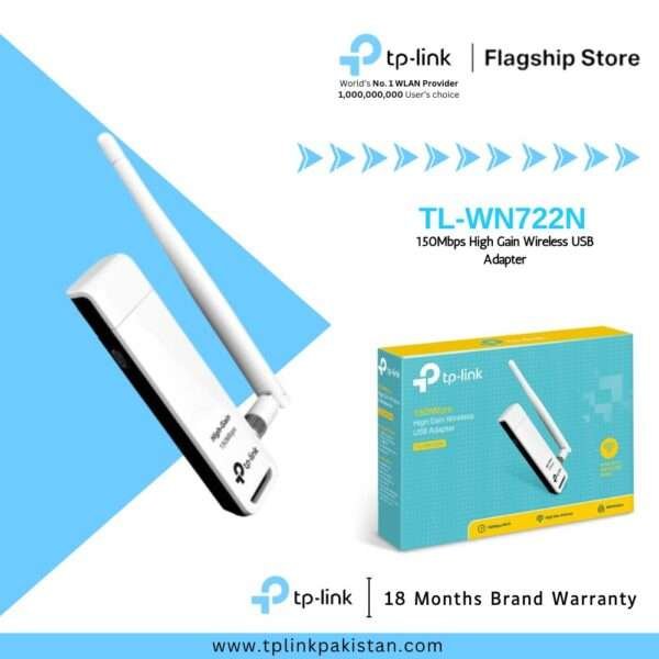 TL-WN722N End of Life 150Mbps High Gain Wireless USB Adapter