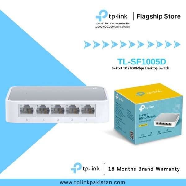 TL-SF1005D 5-Port 10/100Mbps Desktop Switch