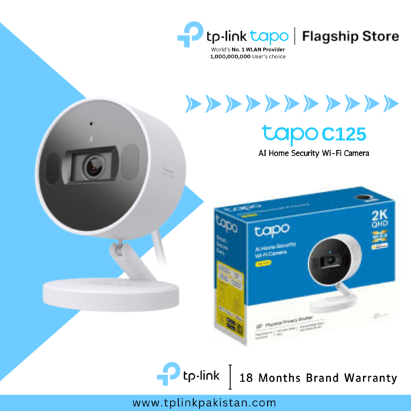 TP-Link Wi-Fi Camera Tapo C125 AI Home Security Wi-Fi Camera